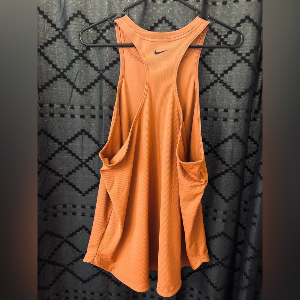 Nike Ribbed Copper Racerback Tank Top